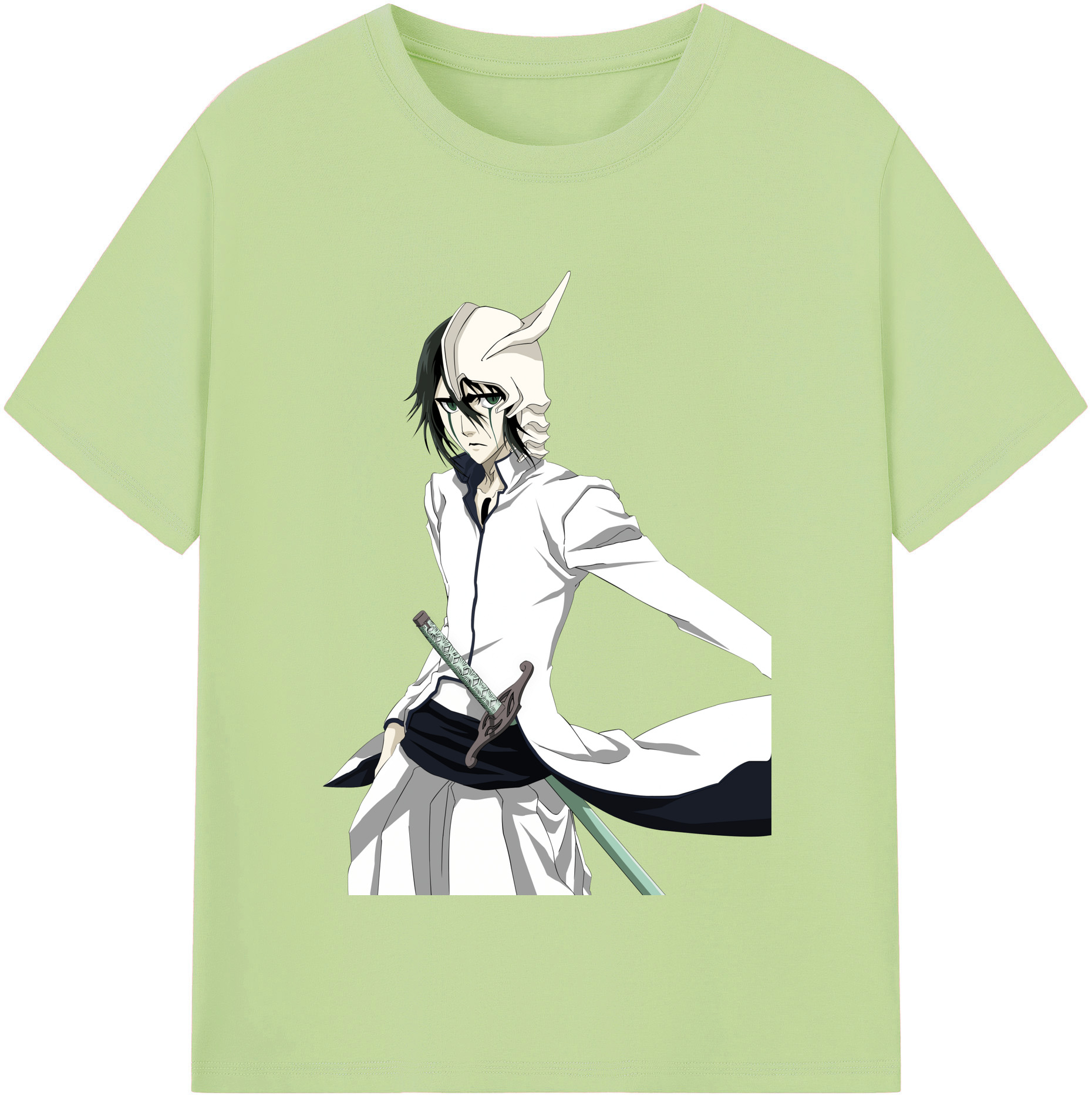 （画像用） ブリーチ ウルキオラ·シファー BLEACH Ulquiorra cifer 綿100％半袖Tシャツ（フロントプリント）